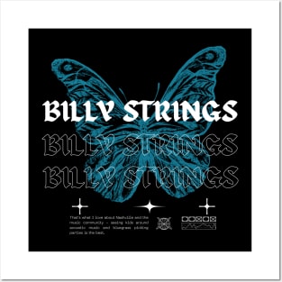 Billy Strings // Butterfly Posters and Art